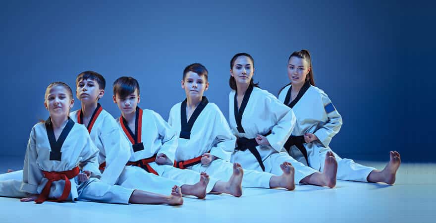 Martial Arts Lessons for Kids in Stafford VA - Kids Group Splits