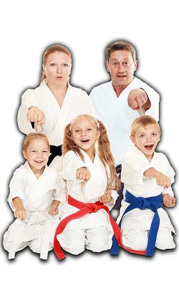 Martial Arts Lessons for Families in Stafford VA - Sitting Group Family Banner